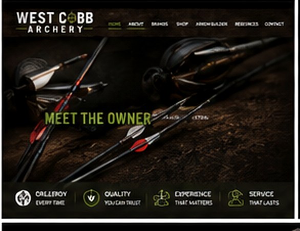 Bowhunter in woods