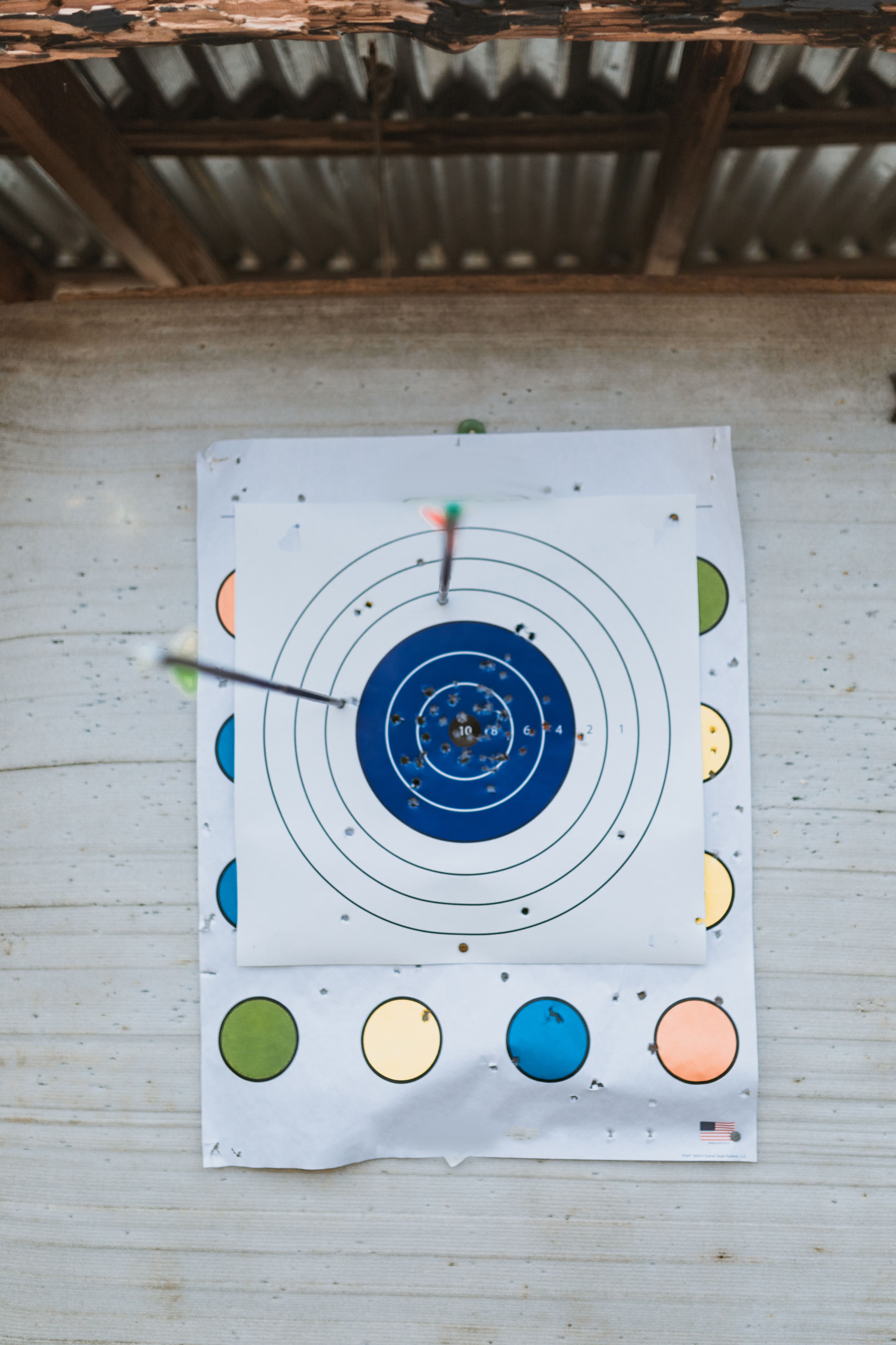 Arrows in target